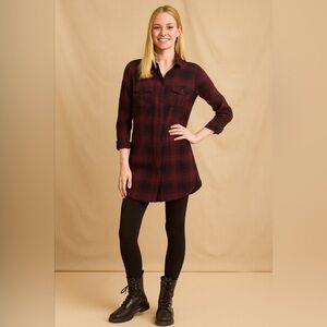 Artizia Wilfred Plaid Flannel Dress or Tunic